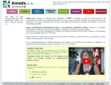 Tablet Screenshot of amede.com
